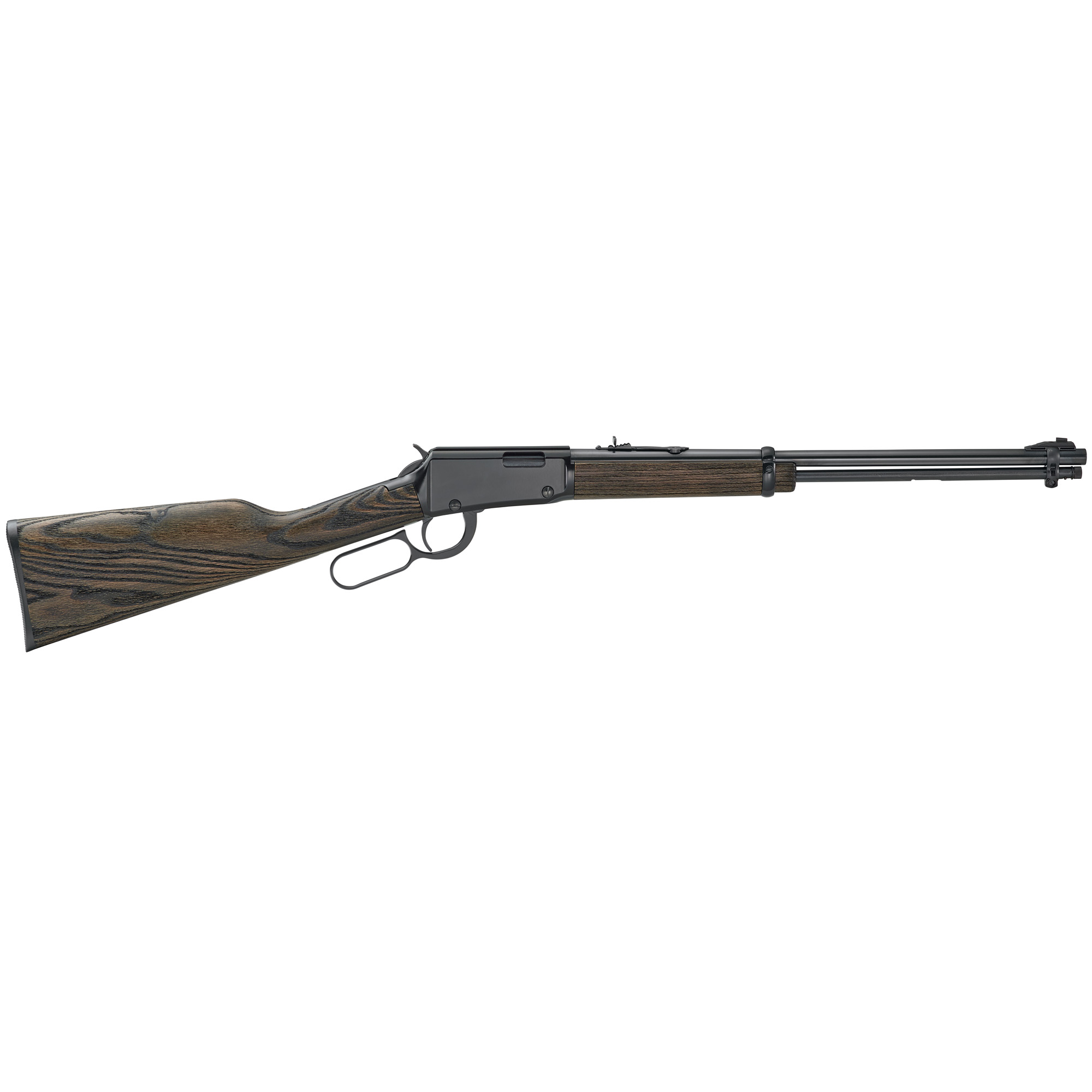 Henry Repeating Arms, Lever Action, 22 LR Shotshell, 18.25" Smoothbore Barrel, Blued Finish, Black Ash Stock, 15Rd, Adjustable Sights