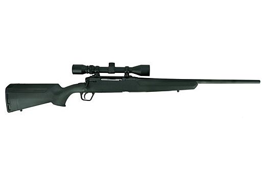Savage, Axis, Bolt, 308 WIN, 22", Black, Synthetic, Right Hand, w/3-9X40 Scope, 4Rd