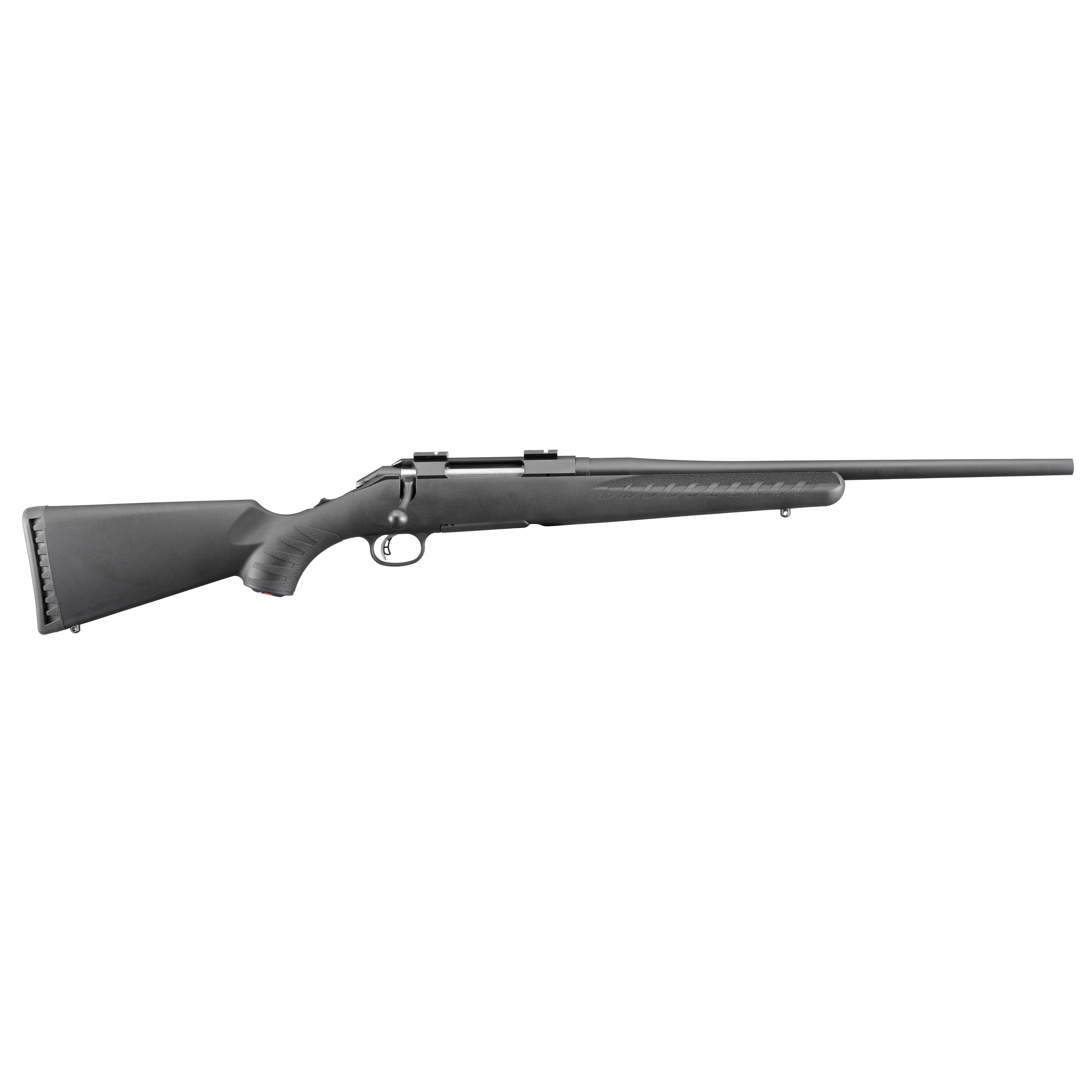 Ruger, American Rifle Compact, Bolt-Action Rifle, 308 Win, 18" Barrel, Matte Black Finish, Alloy Steel, Black Composite Stock, 4Rd