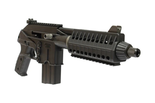 Kel-Tec, PLR-16, Pistol, With Handgaurd, Semi-automatic, 223 Remington/556 NATO, 9.2" Barrel, Polymer, Black, Adjustable Sights, 10 Rounds, 1 Magazine