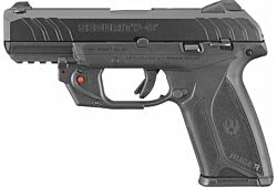 Security-9, 9mm Luger, 4" Barrel, Drift Adjustable Sights, Viridian Red Laser, Black, (2) 15-Rd