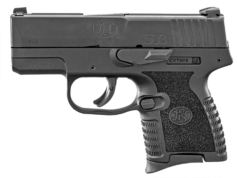 FN 503 9MM LUGER 3.1" 1-6RD 1-8RD BLACK