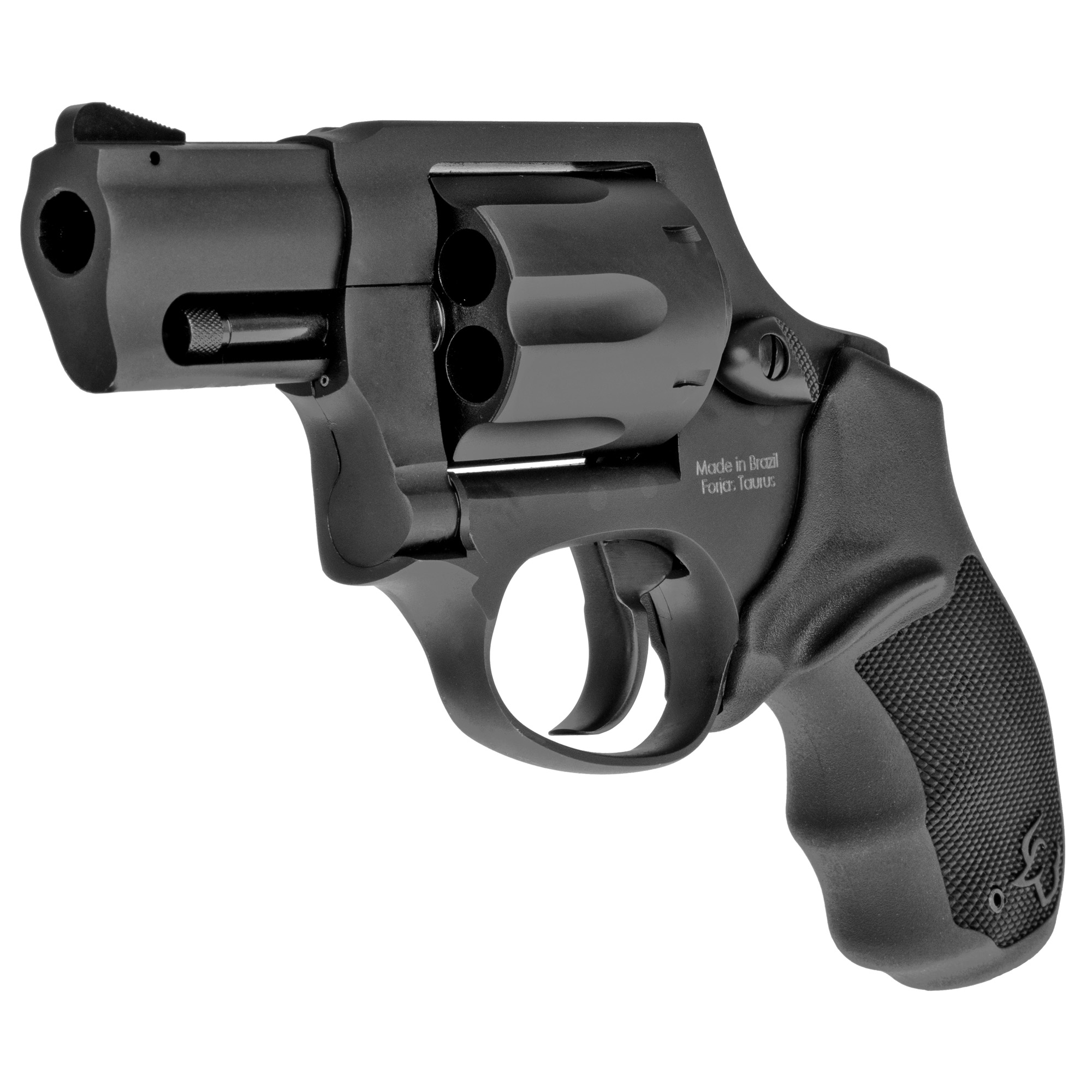 Taurus, Model 856CH, Double Action Only, Metal Frame Revolver, Small Frame, 38 Special, 2" Barrel, Steel, Matte Finish, Black, Rubber Grips, Fixed Sights, 6 Rounds, Concealed Hammer