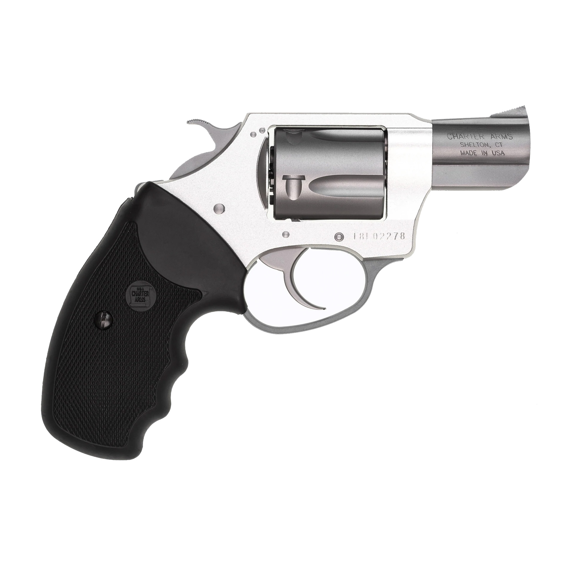 Charter Arms, Undercover, Ultra Lite, Revolver, 38 Special, 2" Barrel, Aluminum, Rubber Grips, Fixed Sights, 5 Rounds