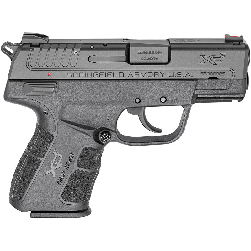 Springfield XDE 9mm Luger Semi Auto Pistol 3.3" Barrel 9 Rounds Polymer Black