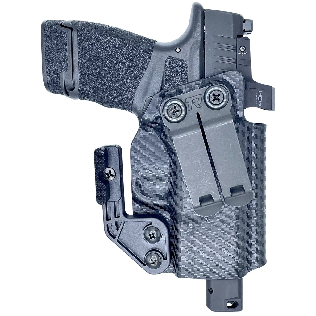Glock 43 / 43X MOS IWB CARBON FIBER Plus Line Holster (Optic Ready w/Claw)