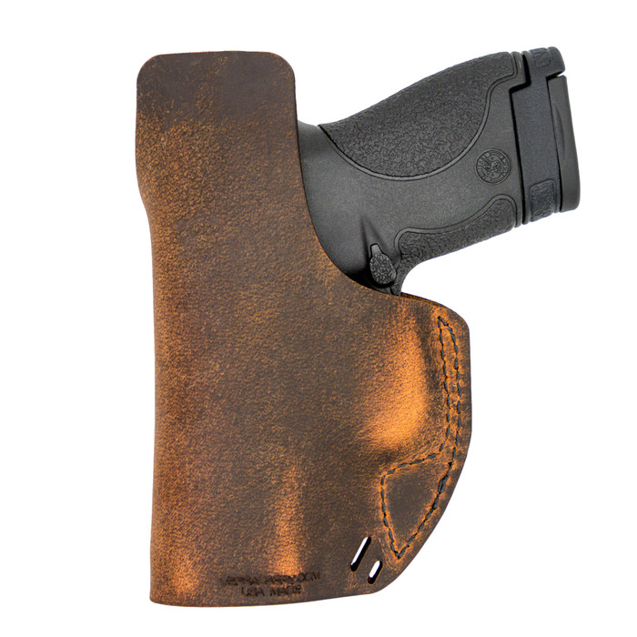 Versacarry Element Holster IWB Size 2 Right Hand Leather Distressed Brown