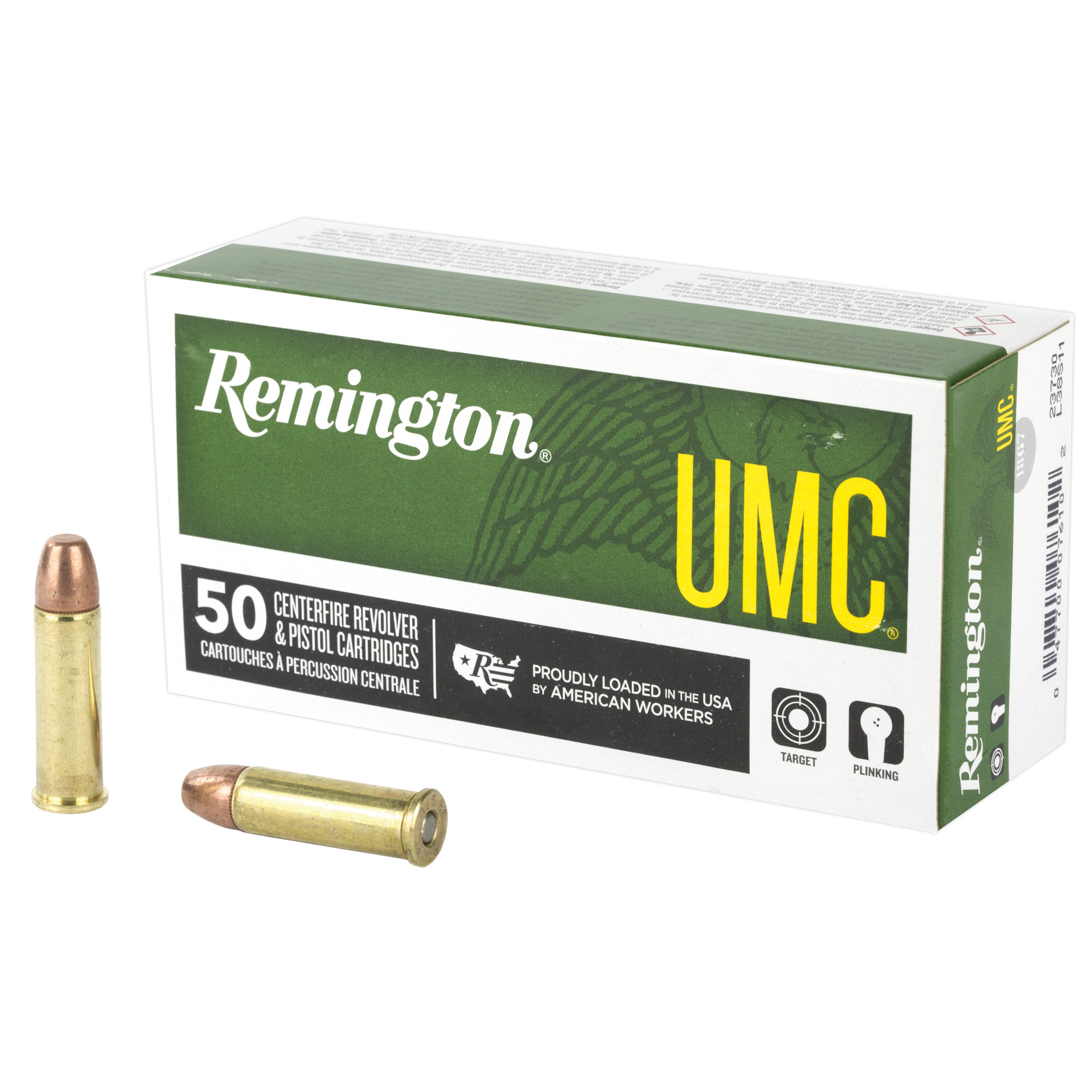 Remington, UMC, 38 Special, 130 Grain, Full Metal Jacket, 50 Round Box