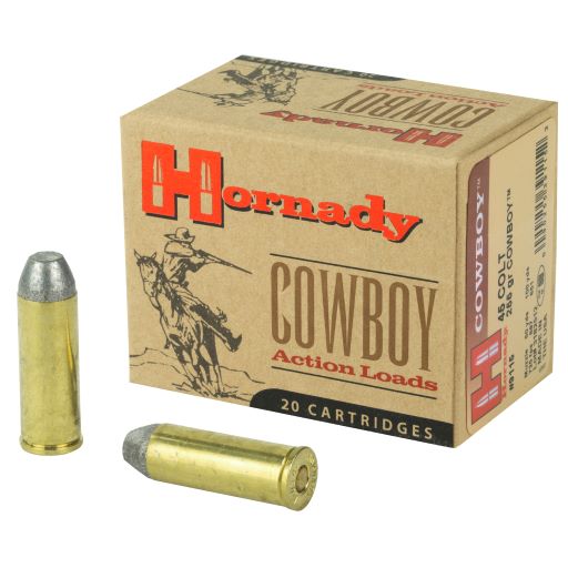 Hornady, Custom, Cowboy, 45LC, 255 Grain, Lead, 20 Round Box