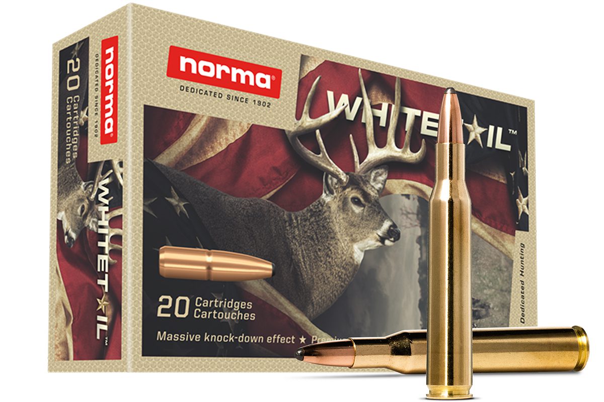 .270 WIN – 130 GR – SOFT POINT™ – NORMA WHITETAIL – QTY 20