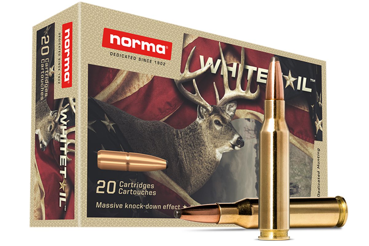 7MM-08 REM – 150 GR – SOFT POINT™ – NORMA WHITETAIL – QTY 20