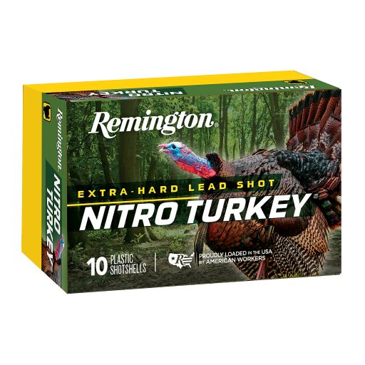 Remington, Nitro Turkey, Magnum, 12 Gauge 3.5", #6, 2oz, Lead, 10 Rounds Per Box