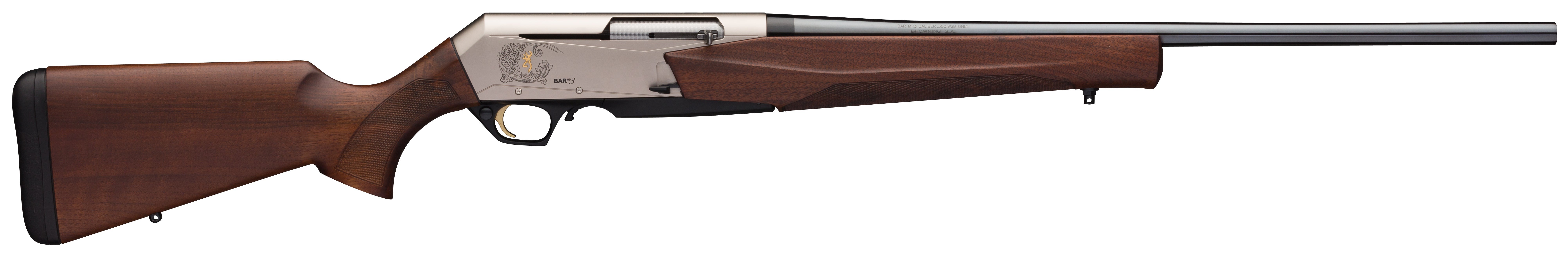 Browning, BAR, Mark III, Semi-automatic Rifle, 308 Winchester, 22" Barrel, Blued Finish, Walnut Stock, 4 Rounds