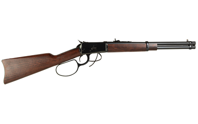 Rossi, R92, Lever Action Rifle, 45 Long Colt, 16" Round Barrel, Blued Finish, Wood Stock, Large Loop, Adjustable Sights, 8 Round