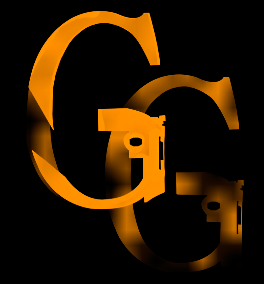 Gold and guns logo