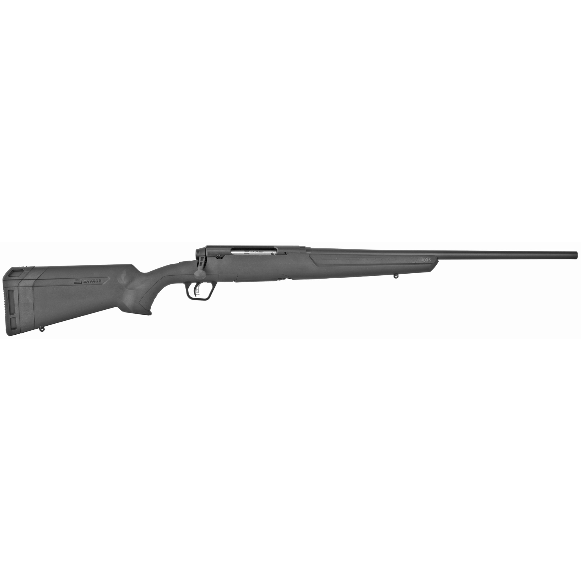 Savage, Axis II, Bolt Action, 6.5 Creedmoor, 22" Barrel, Black, Black Polymer Stock, Detachable Box Magazine, 4Rd, Right Hand