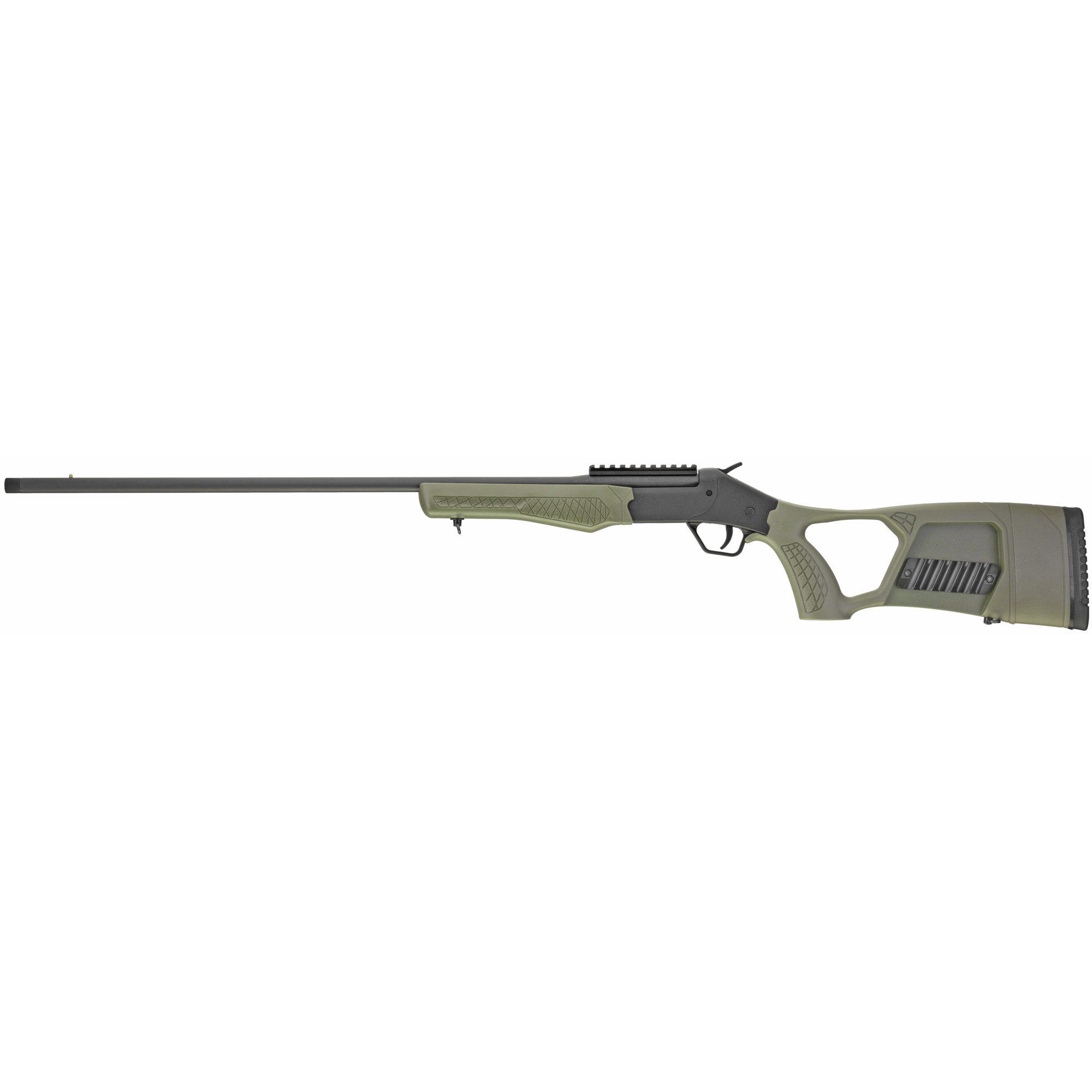 Rossi, Tuffy Turkey Gun, Single Shot, 410 Gauge, 3" Chamber, 26" Barrel, Black Color, Green Synthetic Stock, X-Full Choke, Fits Adult and Youth with Stock Extensions, 1Rd