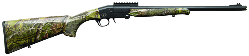 101 Single Barrel, 20 Gauge, 20" Barrel, Fiber Optic Front Sight, Picatinny Rail, 3" Chamber, Black/Vision Green Camo